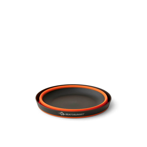 Large/Orange | Sea To Summit Frontier Ultralight Collapsible Bowl Image Showing Bowl Collapsed.