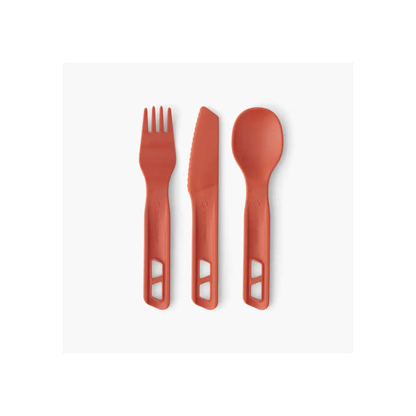 Orange | Sea To Summit  Passage 3 Piece Cutlery Set Image showing No Logos, Titles Or Variants.