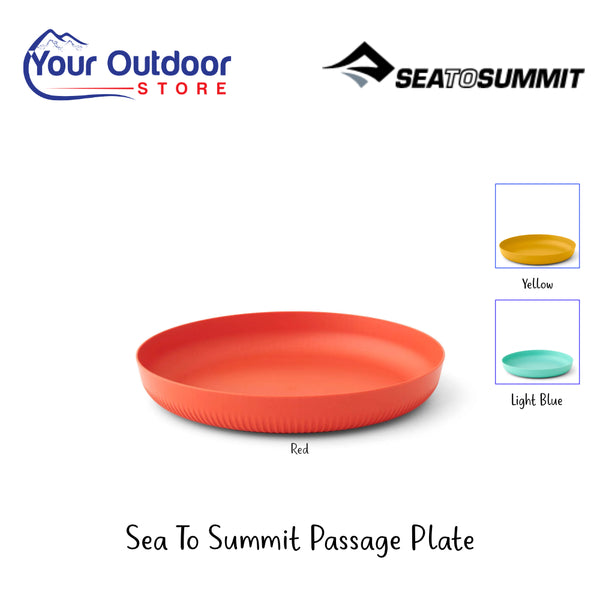 Sea To Summit Passage Plate | hero Image Showing All Logos, Titles And Variants.