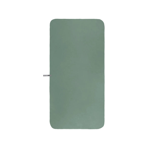 Sage | Sea To Summit Pocket Towel Image Showing Pocket Towel Laid Flat.