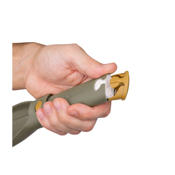 Brown | Sea To Summit Pocket Trowel Image Showing The Opening For The Hollow Handle.
