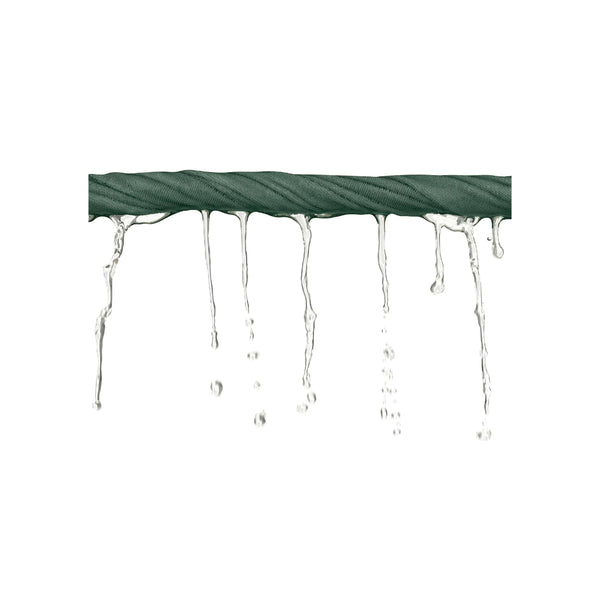 Sage Green | Sea To Summit Trek Towel Image Showing The Towel Having The Water Wrung Out Of The Towel.
