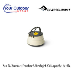 Sea To Summit Frontier Ultralight Collapsible Kettle | Hero Image Showing All Logs And Titles.