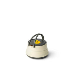 1.1L / White | Sea To Summit Frontier Ultralight Collapsible Kettle Image Showing No Logos Or Titles, Front Top View.
