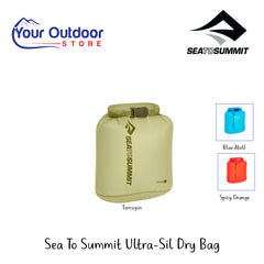 Sea To Summit Ultra Sil Dry Bag | Hero Image Showing All Logos And Titles.