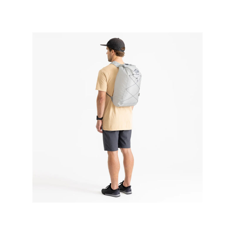 High Rise | Sea To Summit Ultra-Sil Dry Daypack Image Showing Product On A Male Models Back.