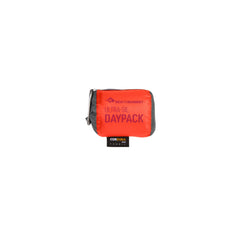 Orange | Sea To Summit Ultra Sil Daypack Image Showing Daypack Packed Down.