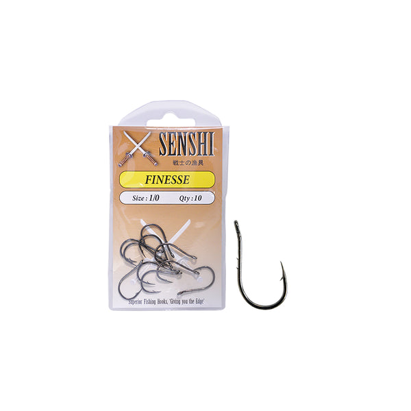 Senshi Finesse Hooks 10pk | Image Showing No Logos Or Titles.