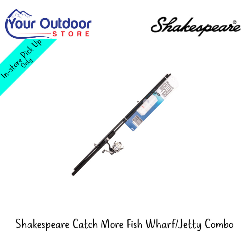 Shakespeare Catch More Fish Wharf/Jetty Combo | Hero Image Showing All Logos And Titles.