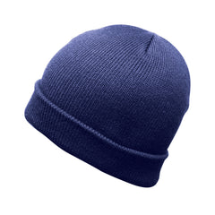 Navy | Sherpa Chongba Beanie, Front View. 