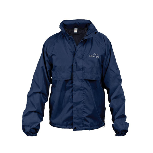 Navy | Sherpa Kids Stay Dry Hiker ll Rain Jacket Image Showing No Logos Or Titles.