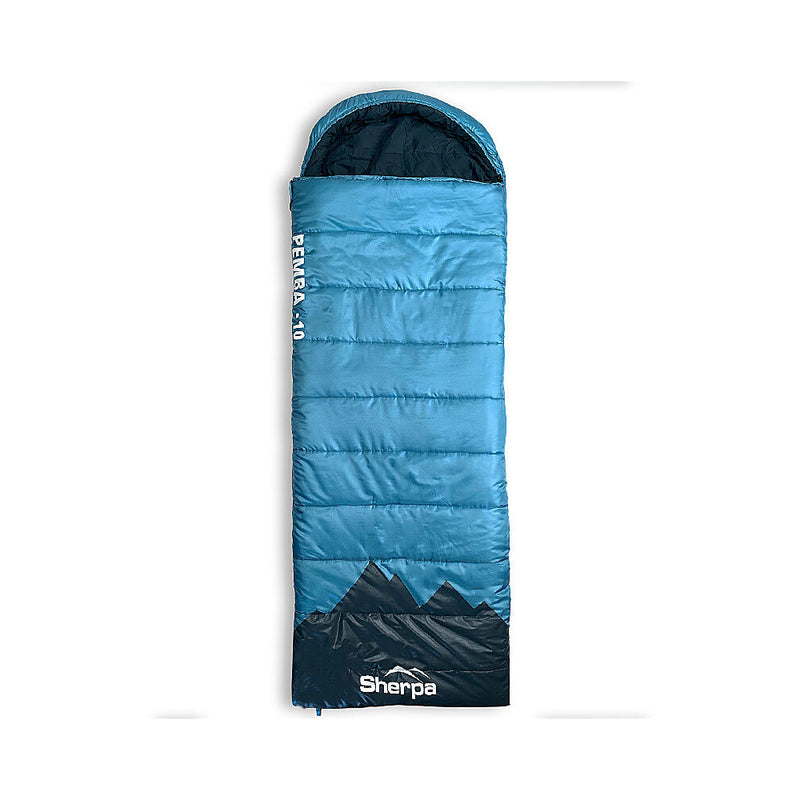 Blue | Sherpa Pemba -10 Sleeping Bag Image Showing No Logos Or Titles.