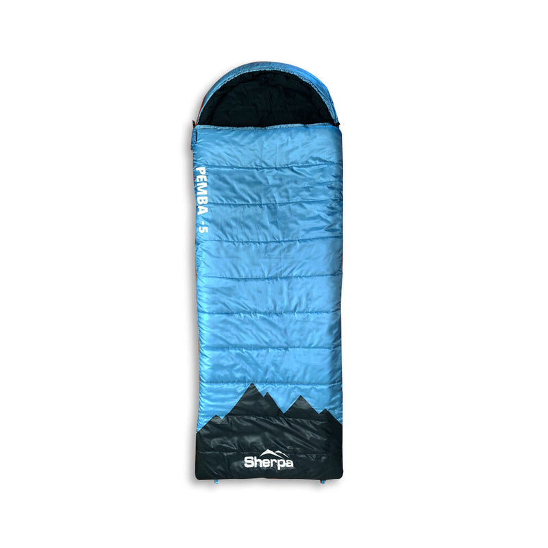 Blue | Sherpa Pemba -5 Sleeping Bag Image Showing No Logos Or Titles.