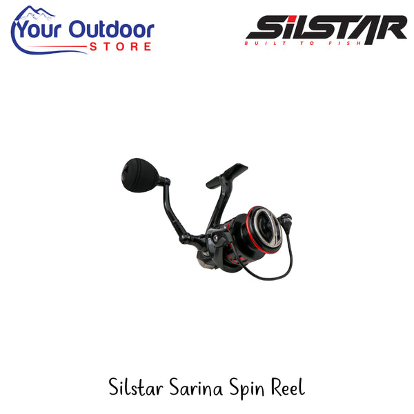 Silstar Sarina Spin Reel | Image Showing All Logos And Titles.