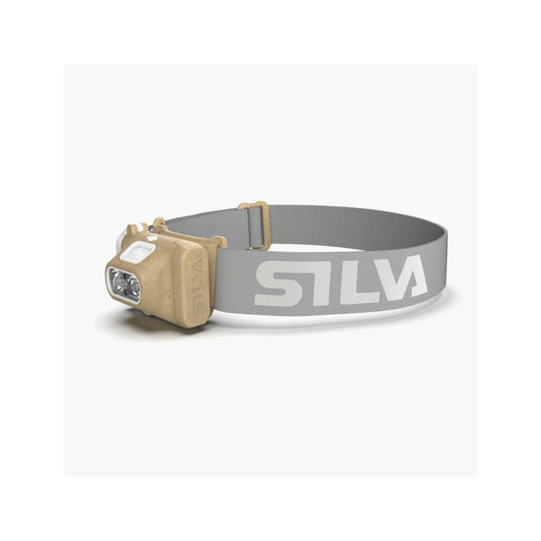 Natural | Silva Terra Scout H 350lm Headlamp Image Showing Angled Side View, With The Lamp Pointed Down.