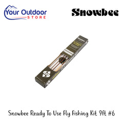 Snowbee Ready To Use Fly Fishing Kit | Hero Image Showing All Logos And Titles.