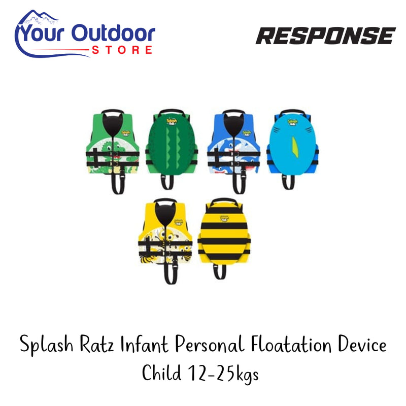 Splash Ratz Child 12-25kgs | Hero Image Showing All Logos And Titles.