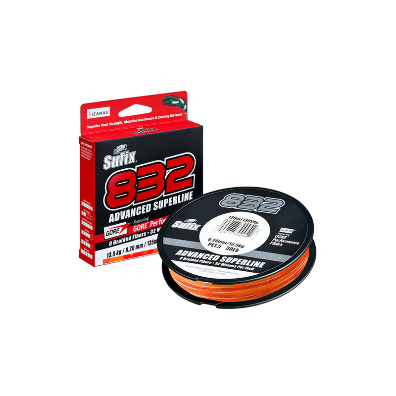 Fire Camo | Sufix 832 Advanced Superline Braid 300Yrds Image Showing No Logos Or Titles.