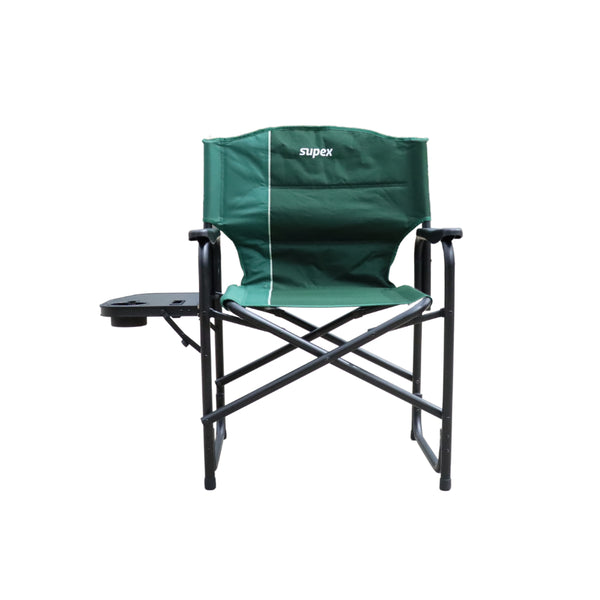 Green | Supex Aluminium Directors Chair Image Showing No Logos Or Titles.