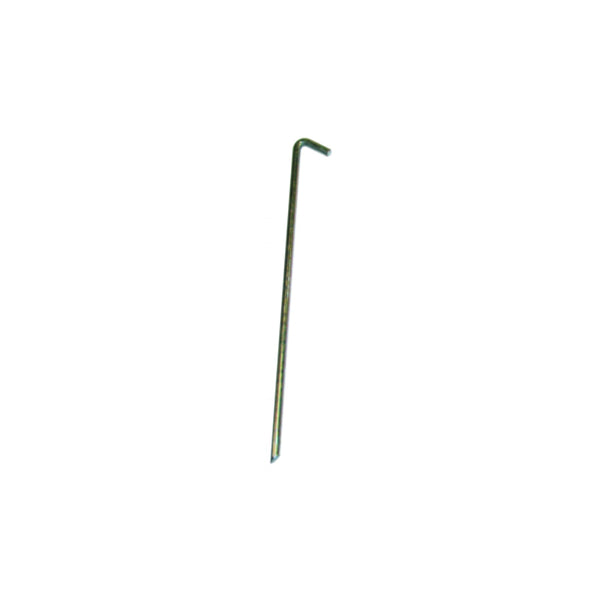 Silver | Supex Australian Made Zinc Tent Peg 350mm Image Showing  No Logos Or Titles.