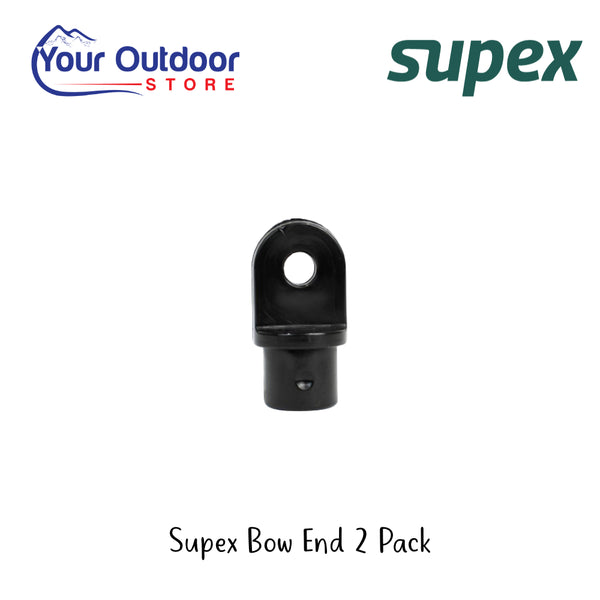 Supex Bow End 2 Pack |Hero Image Showing All Logos And Titles.