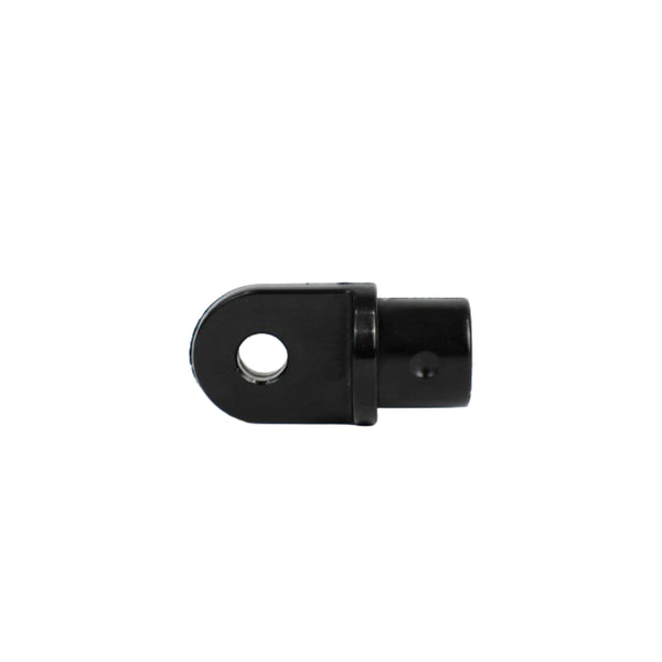 Black | Supex Bow End 2 Pack Image Showing Side Ways View.