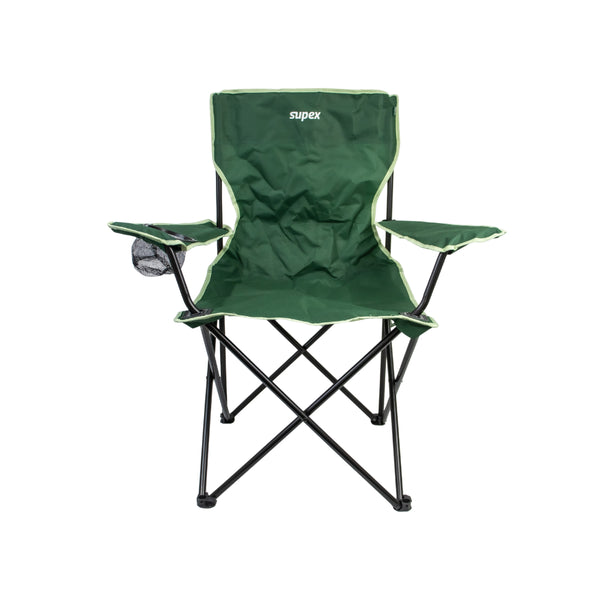 Green | Supex Camp Quad Chair Image Showing No Logos Or Titles.