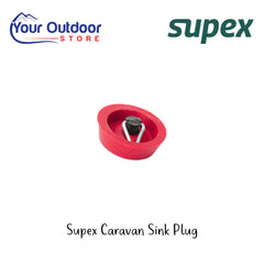 Supex Caravan Sink Plug | Hero Image Showing All Logos And Titles.