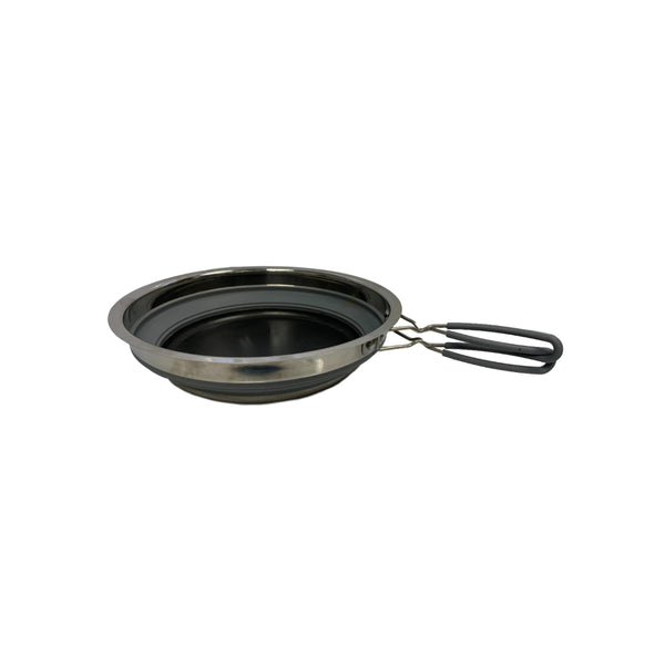 Grey | Supex Collapsible Frypan Image Showing No Logos Or Titles.