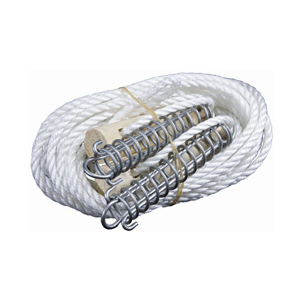 Double | Supex Double Guy Rope Kit 6mm Hardwood Slides With Springs, Image Showing No Logos Or Titles.