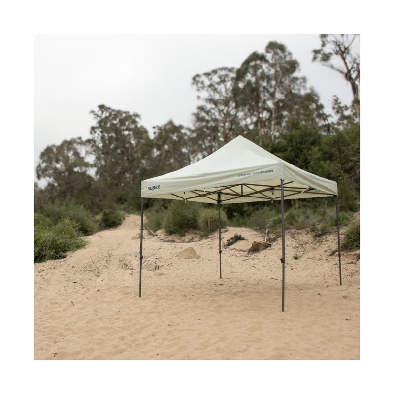 3 x 3 | Supex Gazebo Image Showing the Gazebo Set Up At The Beach.
