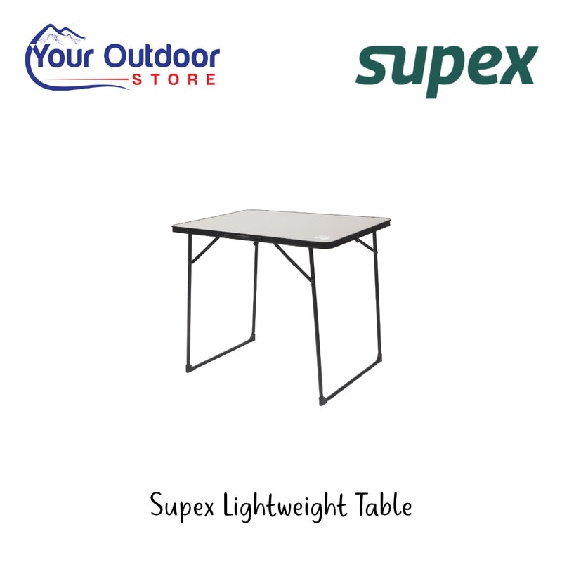 Supex Lightweight Table | Hero Image Showing All Logos And Titles.