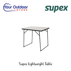 Supex Lightweight Table | Hero Image Showing All Logos And Titles.