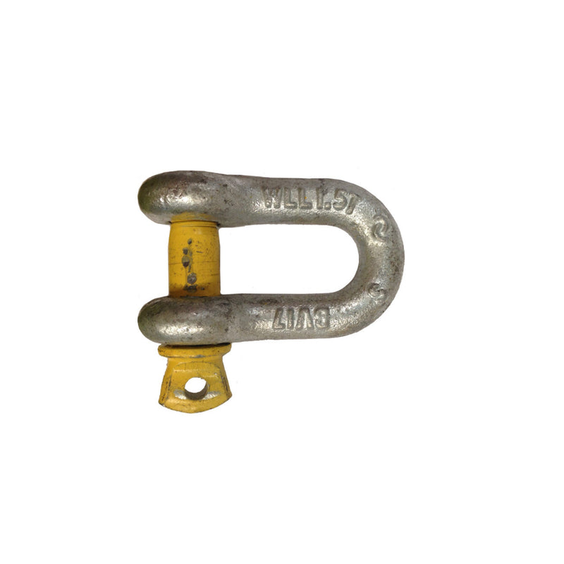 Supex Medium 11mm 1500kg Rated D-Shackle | Image Showing Logo's Or Title's.