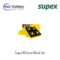 Supex RV Level Block Set | Hero Image Showing All Logos And  Titles.