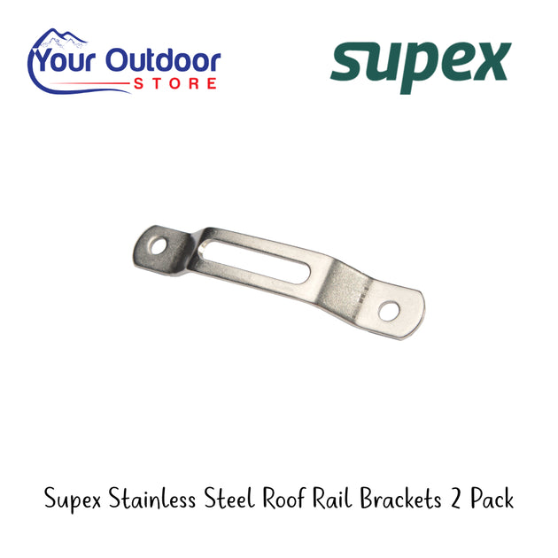Supex Stainless Steel Roof Rail Brackets 2 Pack | Your Outdoor Store