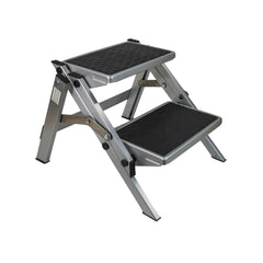 Stainless Steel | Supex Two Stage Folding Step Image Sowing No Logos Or Titles.