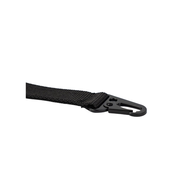 Black / 2 Pack | Supex Versatile Sail Track Loops With Carabiners Image Showing Close Up Of The Carabiners.