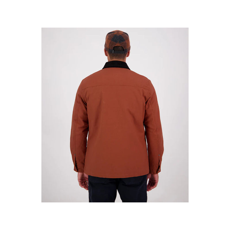 Rusty | Swanndri Barrytown V3 Canvas Jacket Image Showing Back View.