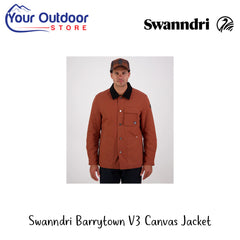 Swanndri Barrytown V3 Canvas Jacket | Hero Image Showing All Logos And Titles.
