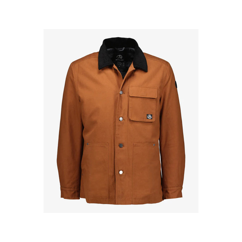 Rusty | Swanndri Barrytown V3 Canvas Jacket Image Showing No Model, Front View.
