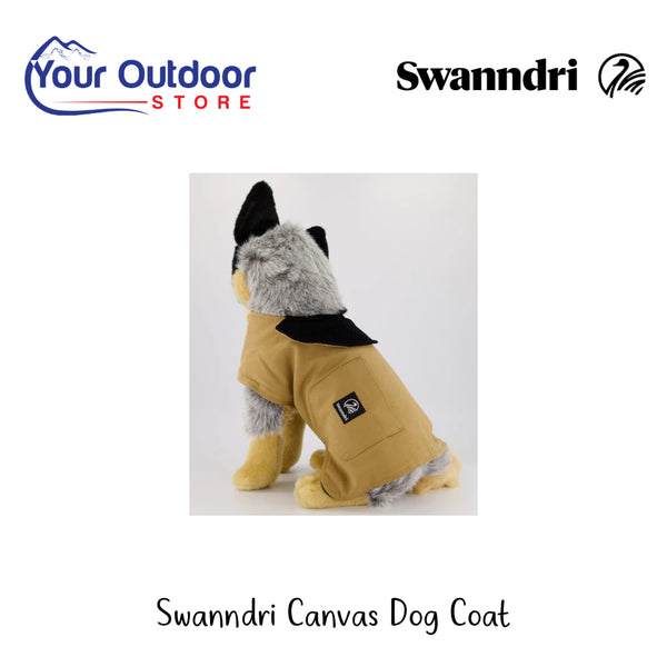 Swanndri Canvas Dog Coat | Hero Image Showing All Logos And Titles.