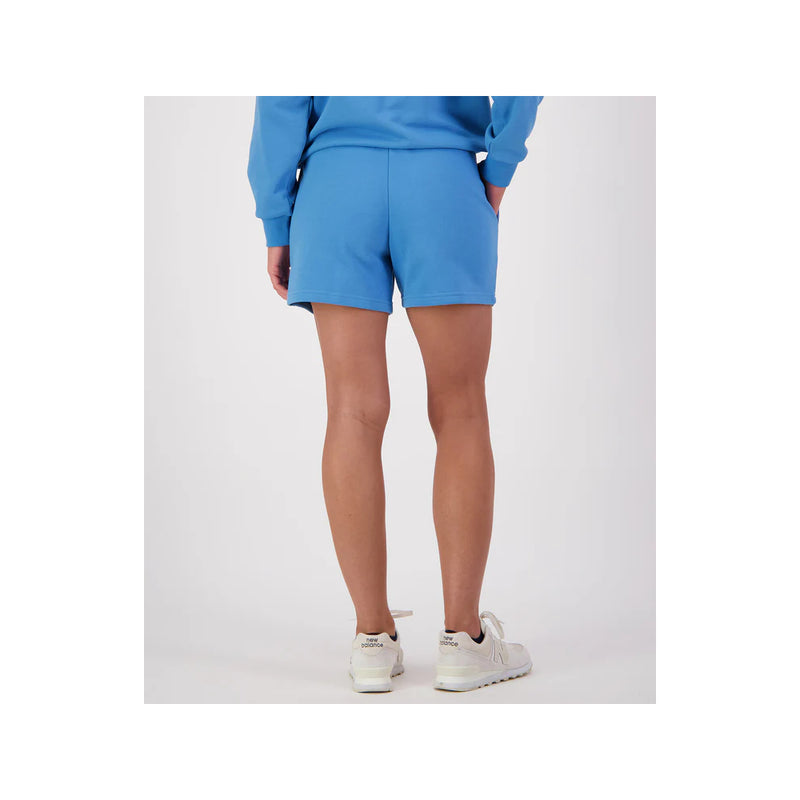 Maui Blue | Swanndri Club Swan Womens Short Image Showing Back View.
