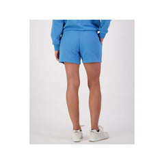 Maui Blue | Swanndri Club Swan Womens Short Image Showing Back View.
