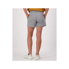 Mid Grey Marle  | Swanndri Club Swan Womens Short Image Showing Back View.
