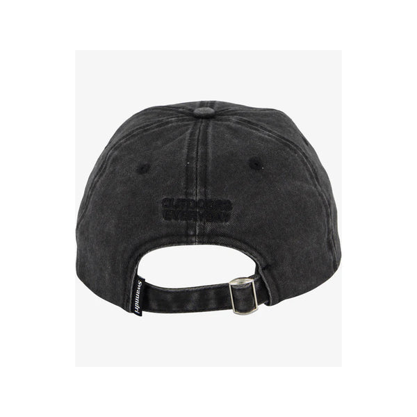 Vintage Black | Swanndri Fundamentals Embroidered Cap Image Showing Back View.
