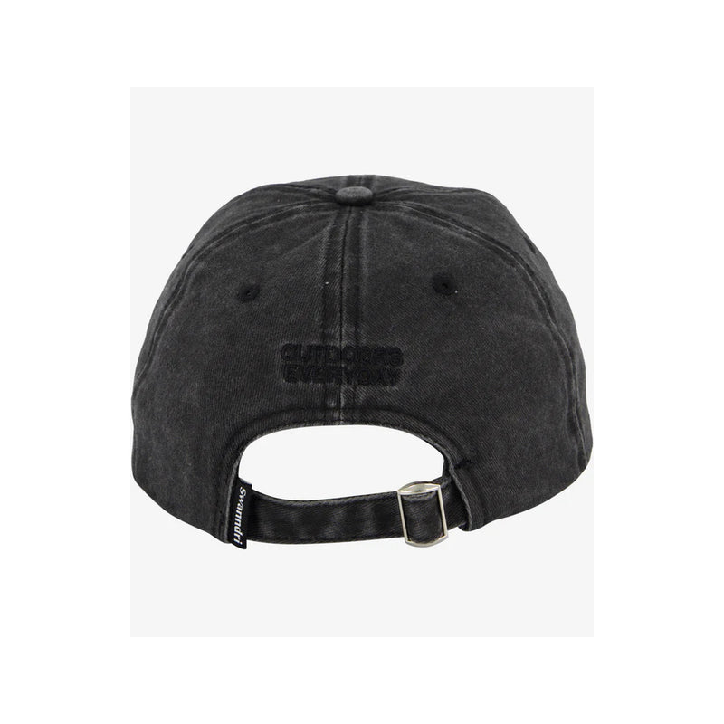 Vintage Black | Swanndri Fundamentals Embroidered Cap Image Showing Back View.