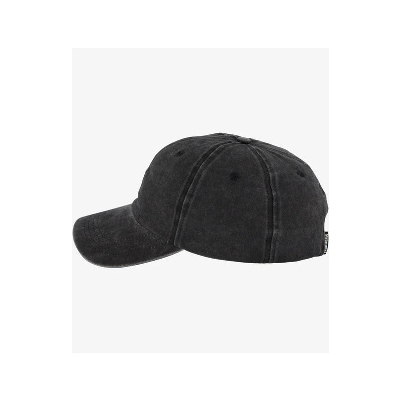 Vintage Black | Swanndri Fundamentals Embroidered Cap Image Showing Angled Back View.