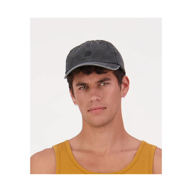 Vintage Black | Swanndri Fundamentals Embroidered Cap Image Showing No Logos Or Titles.
