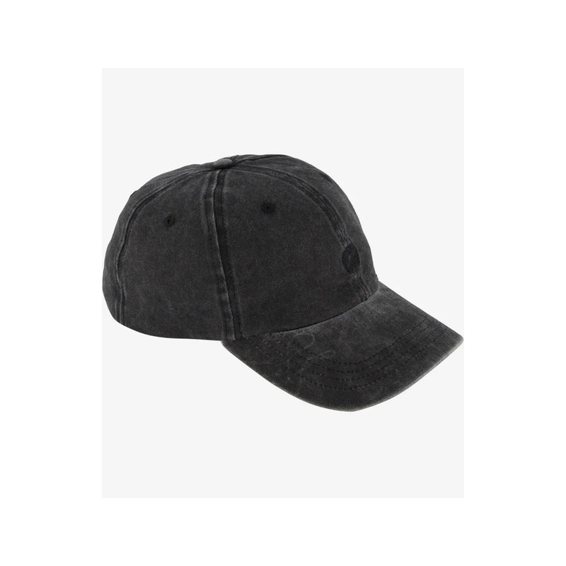 Vintage Black | Swanndri Fundamentals Embroidered Cap Image Showing Angled Front View.